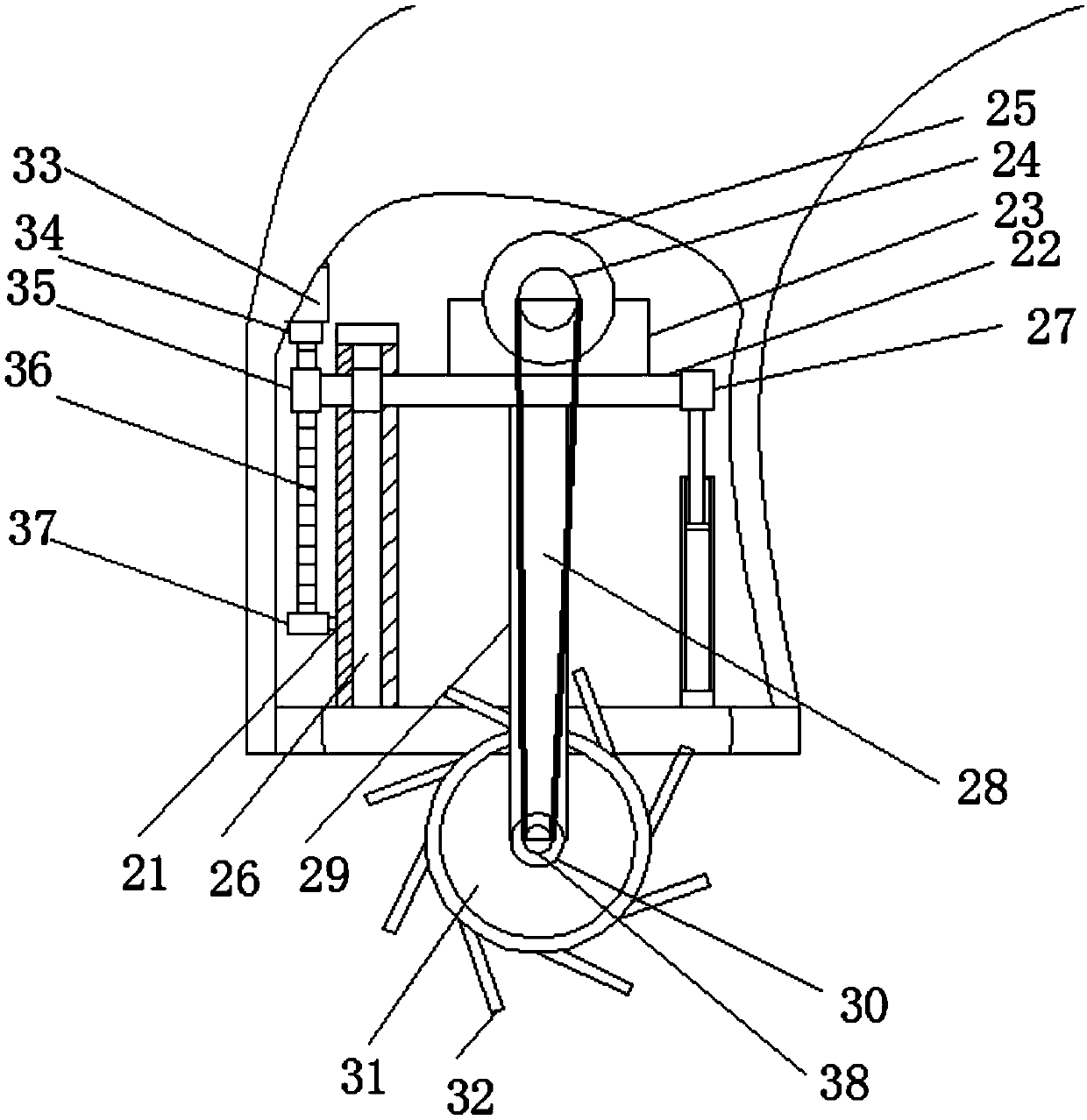 Recycling and treatment device for excrement organic biomasses