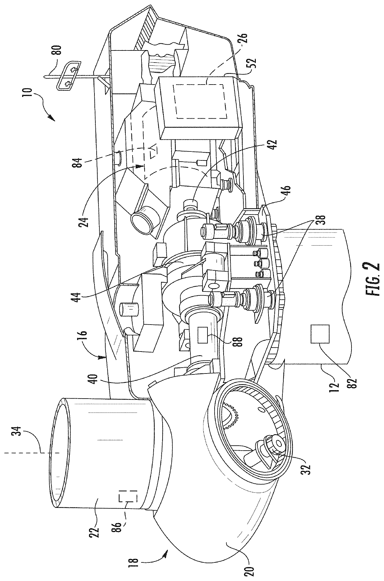 System and method for optimizing power output of a wind turbine during an operational constraint