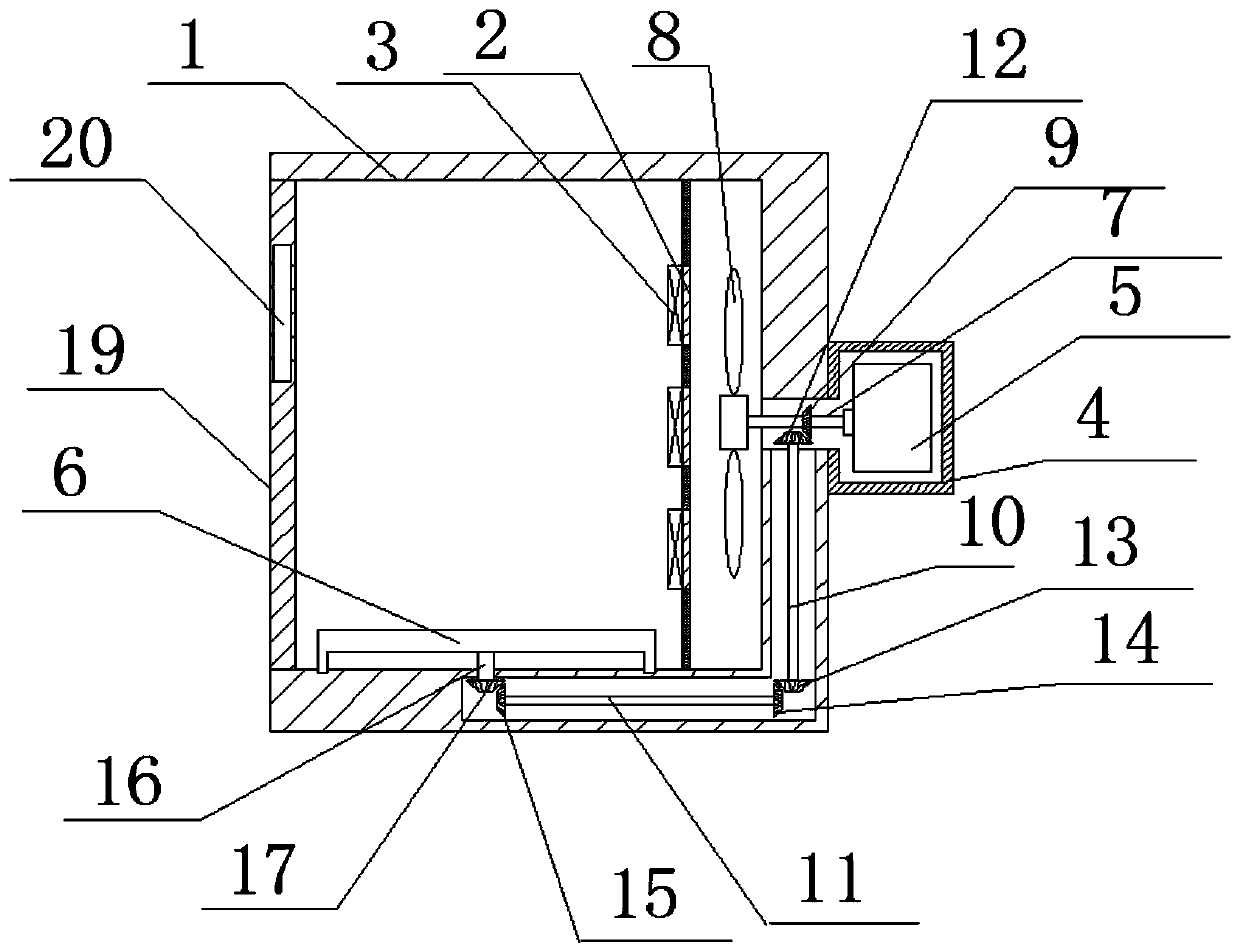 Oven for sheet metal part paint baking