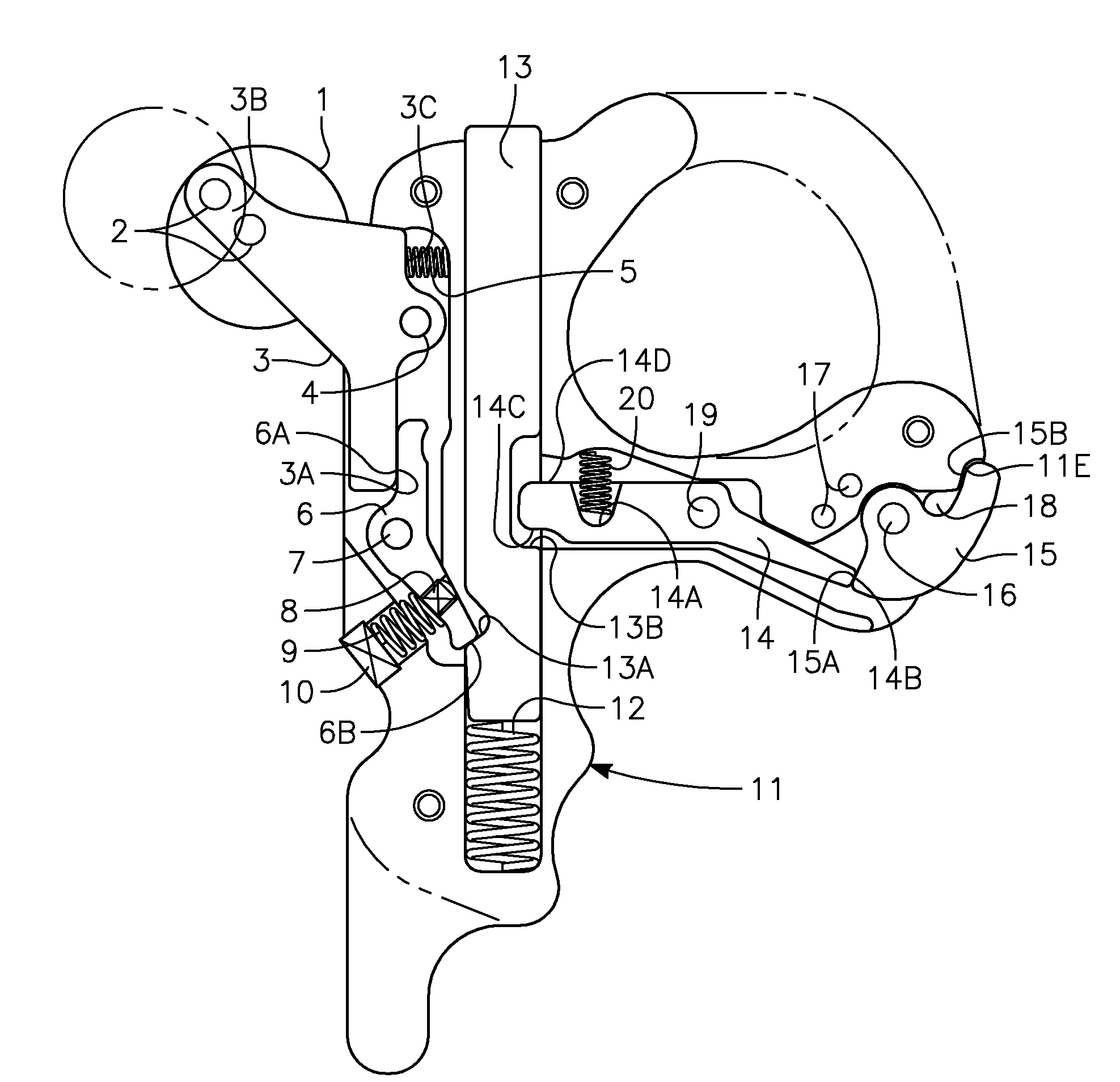 Bow string capture and release device