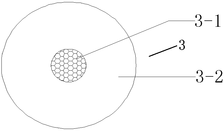 Neutral cable for deep-sea detection equipment