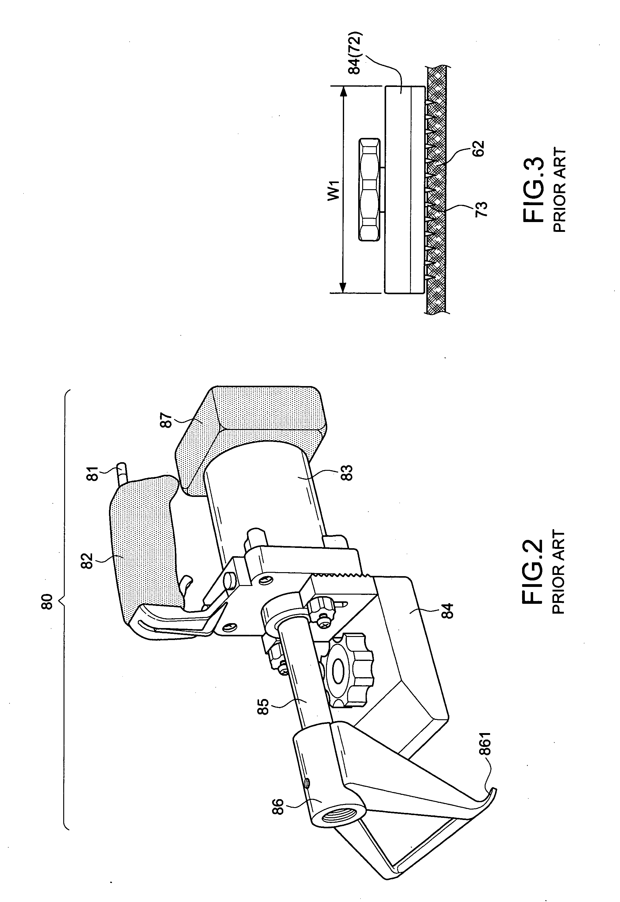 Carpet kicker with a wing panel