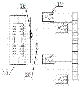 Balanced oil transportation system of symmetric oil tanks