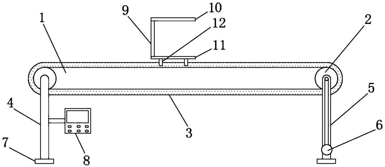 Antiwear conveying device for HDE water supply pipe