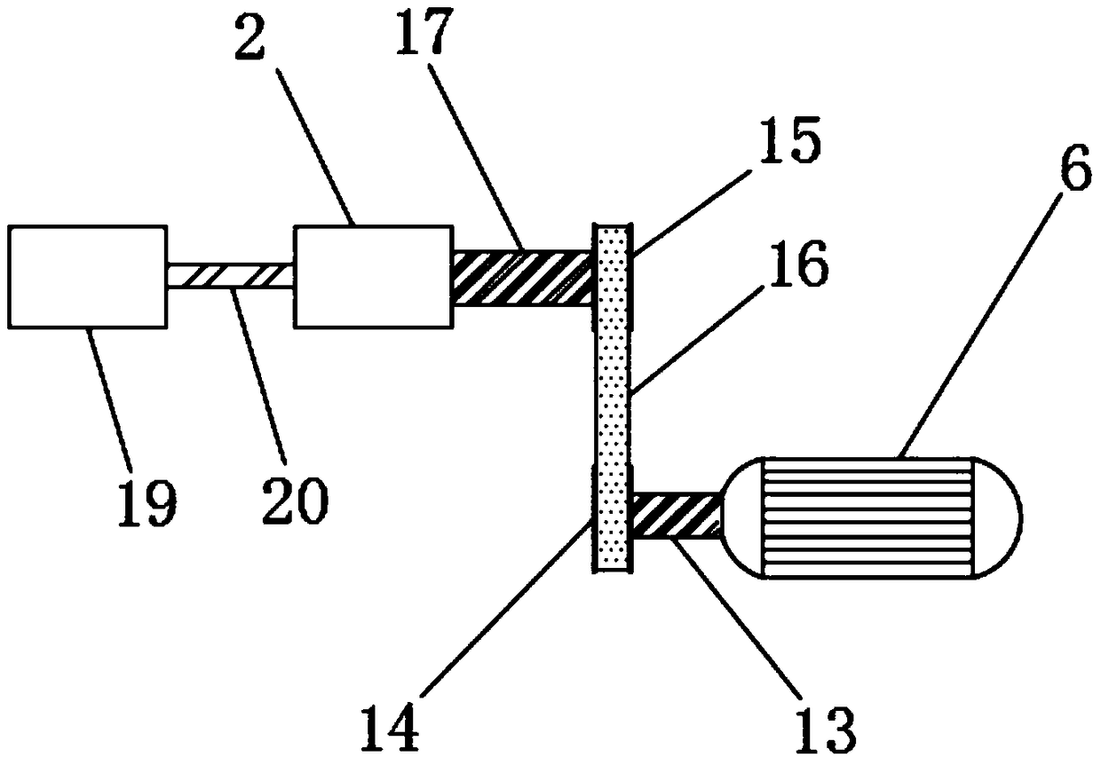 Antiwear conveying device for HDE water supply pipe