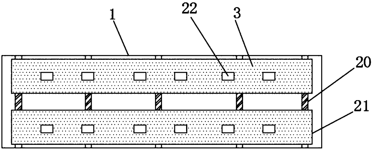 Antiwear conveying device for HDE water supply pipe