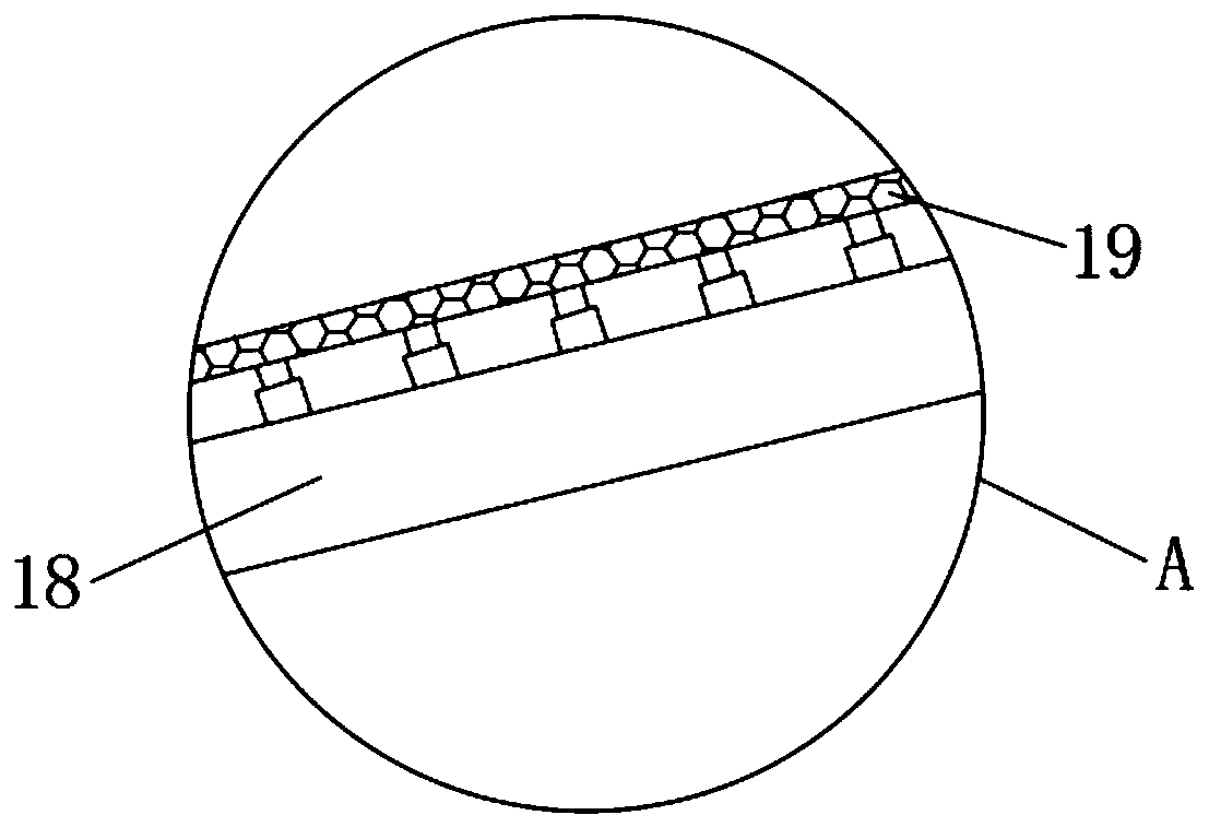 A decontamination device for industrial wastewater purification