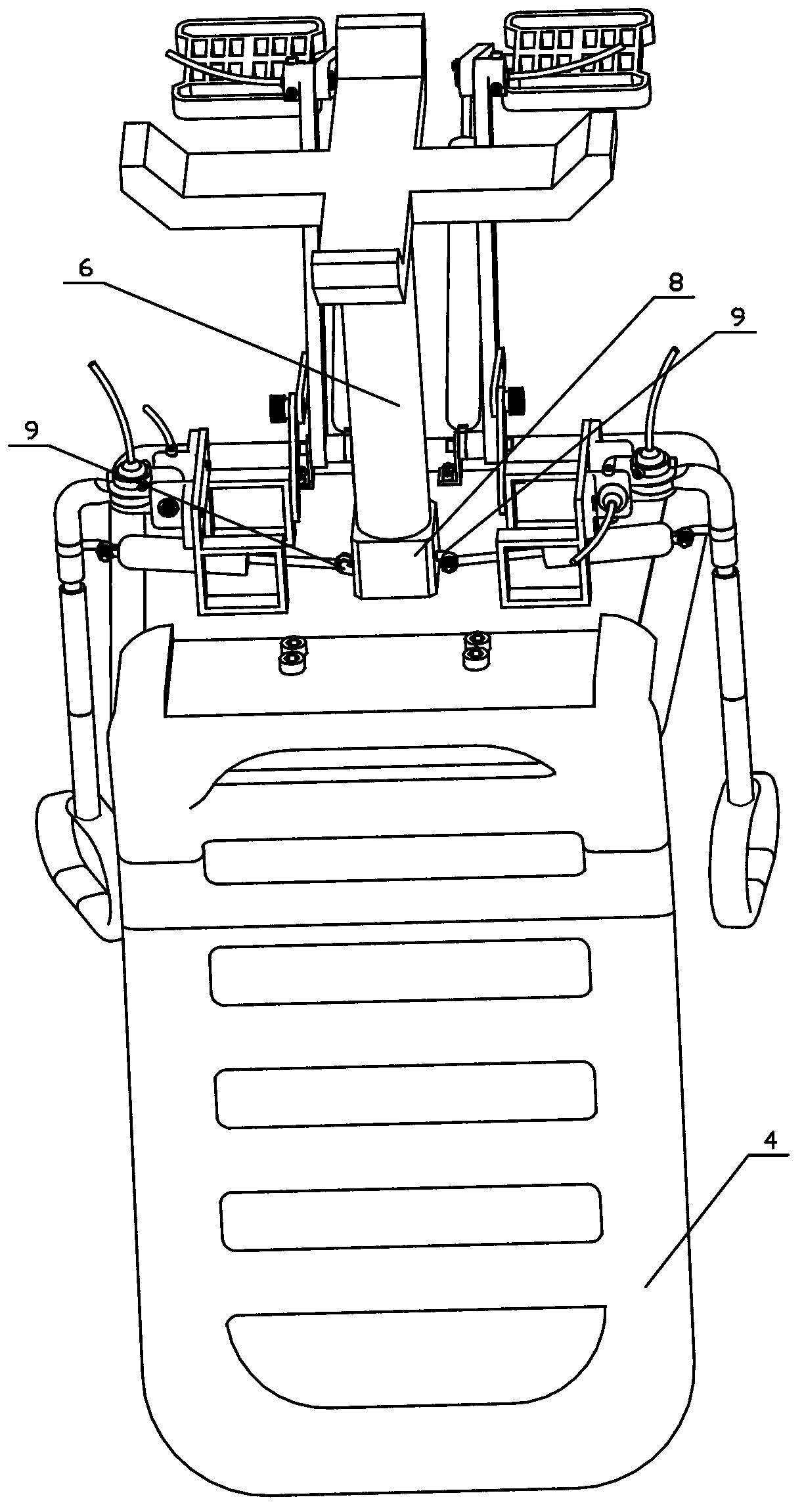 Fitness chair with digital output