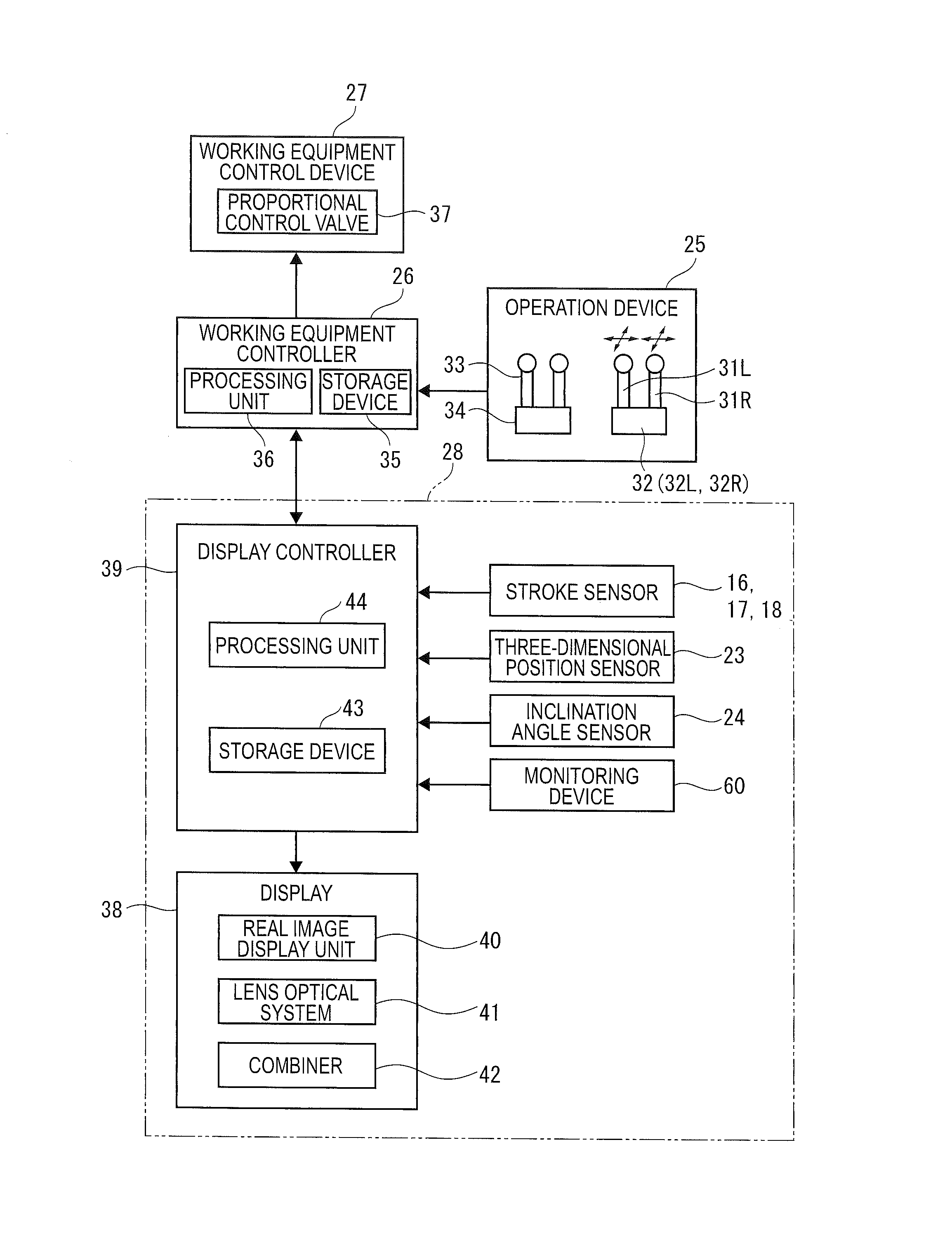 Construction Machinery Display System and Control Method for Same