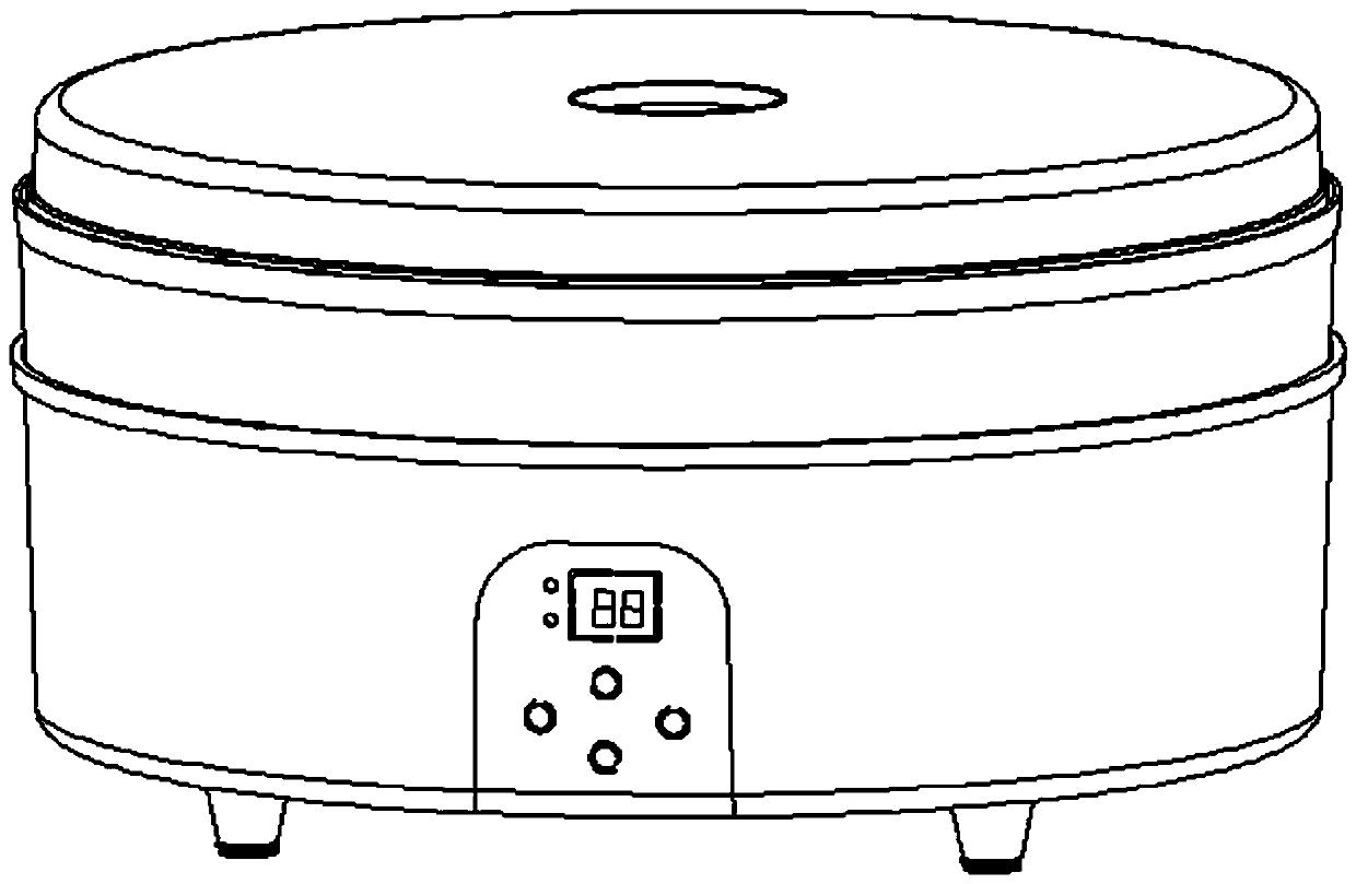 Household fruit-and-vegetable drying fragrance-improving method based on dryer