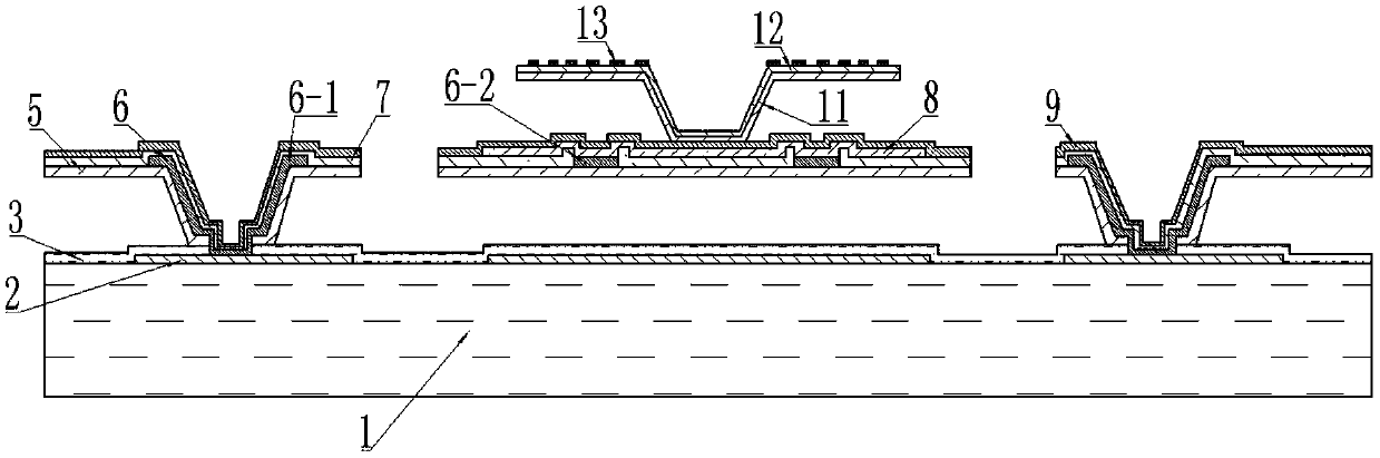 A polarization-sensitive uncooled infrared detector and its preparation method