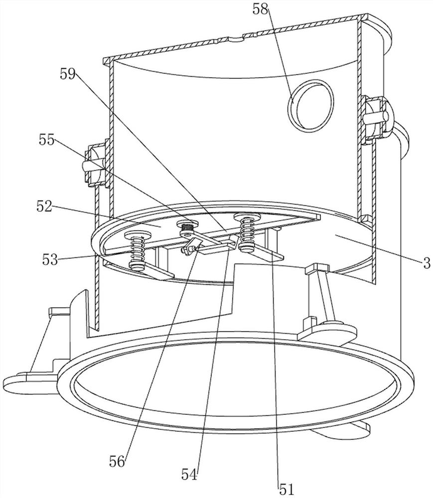 Preparation device for mixed green feed of taxus chinensis tender leaves