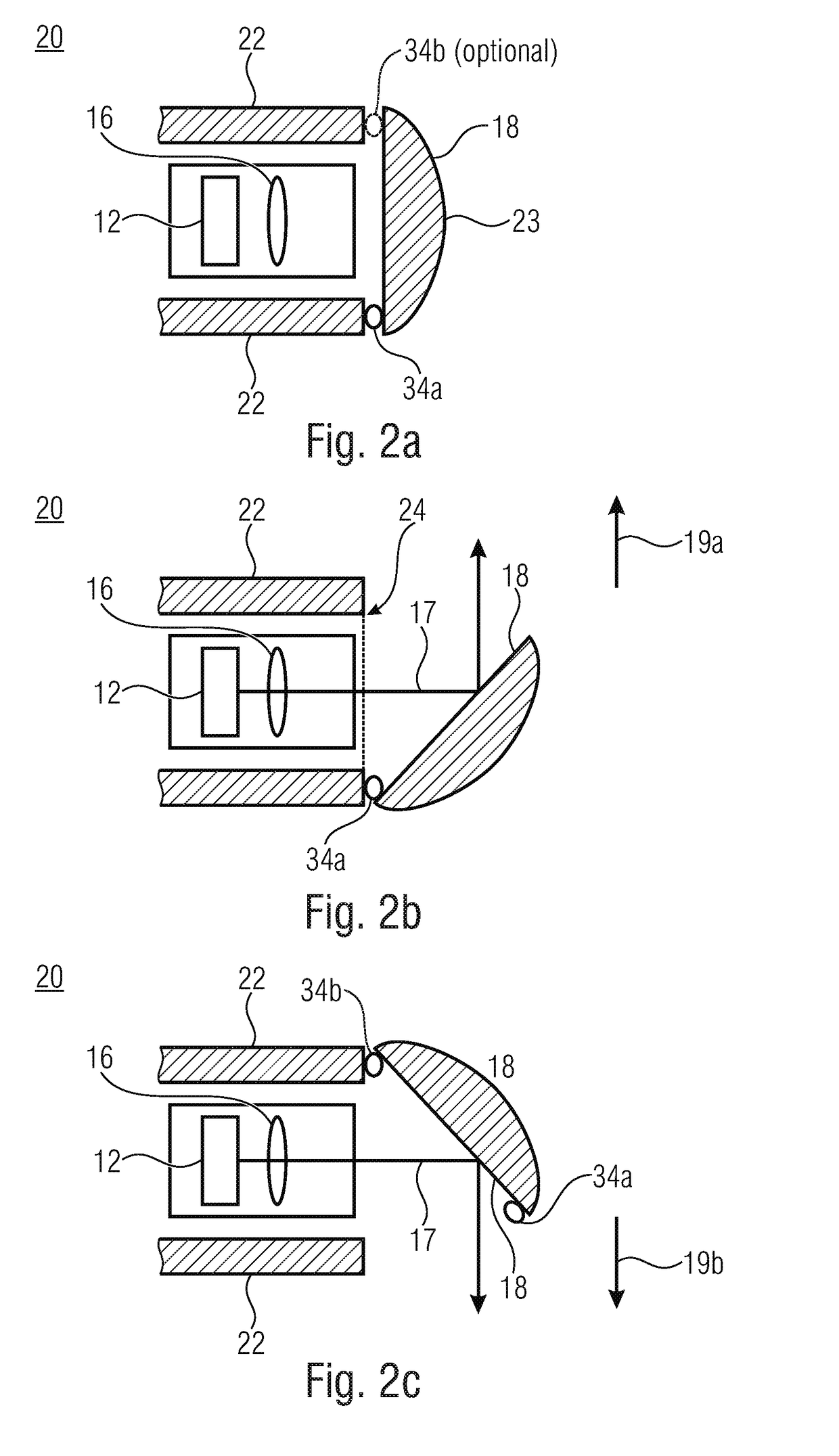 Device comprising a multi-aperture imaging device, method for producing same and method for capturing a total field of view