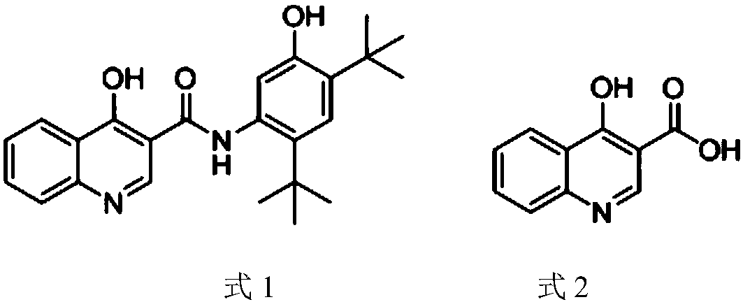 The preparation method of 4-hydroxyquinoline-3-formic acid