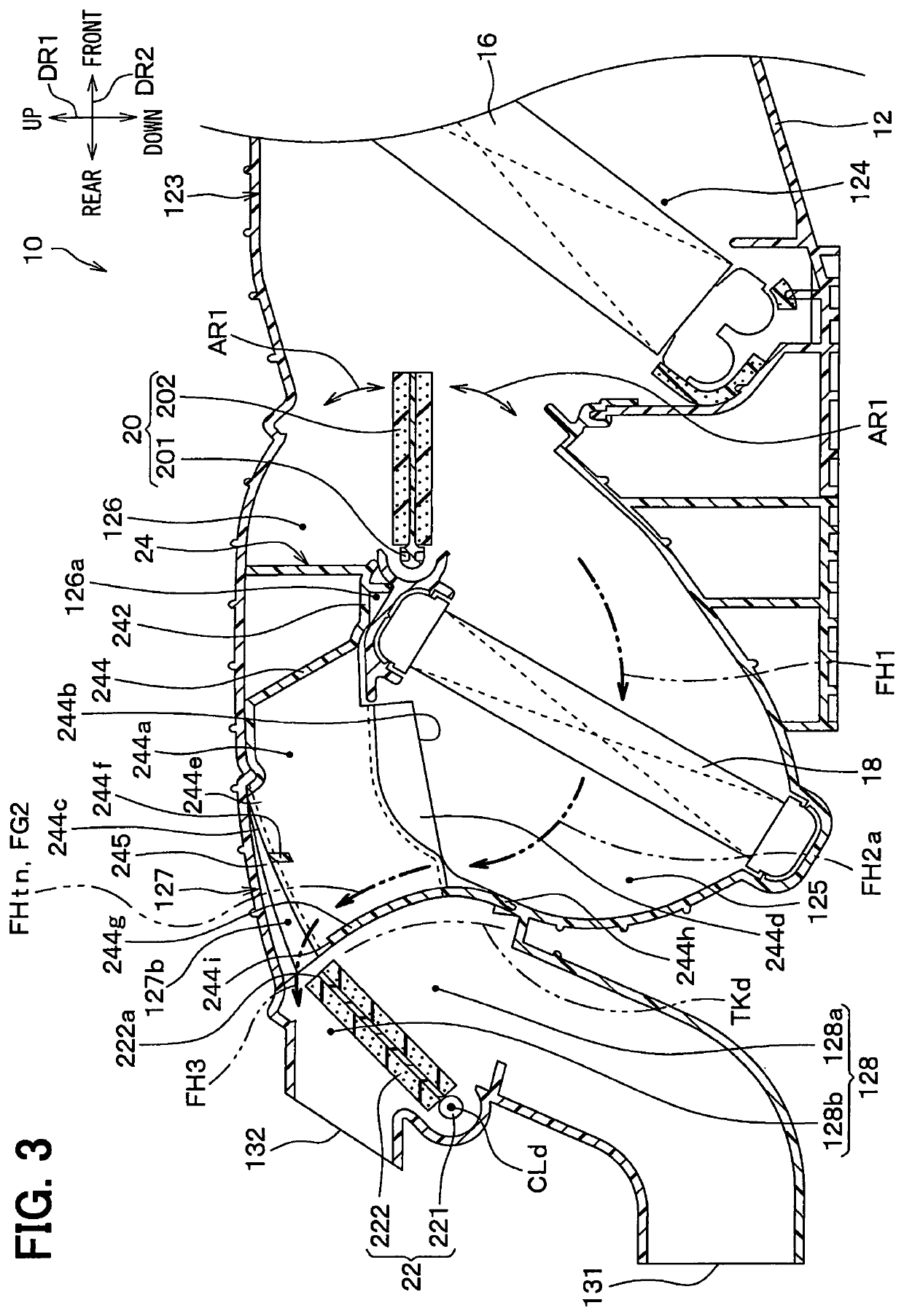 Air conditioning unit for vehicle