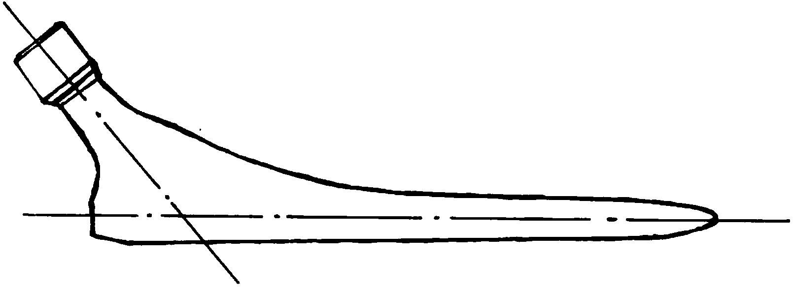 Medical titanium alloy artificial joint precise forging method