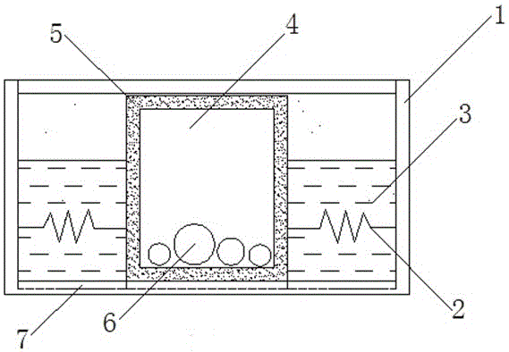 Nonlinear rail type collaborative tuning damper