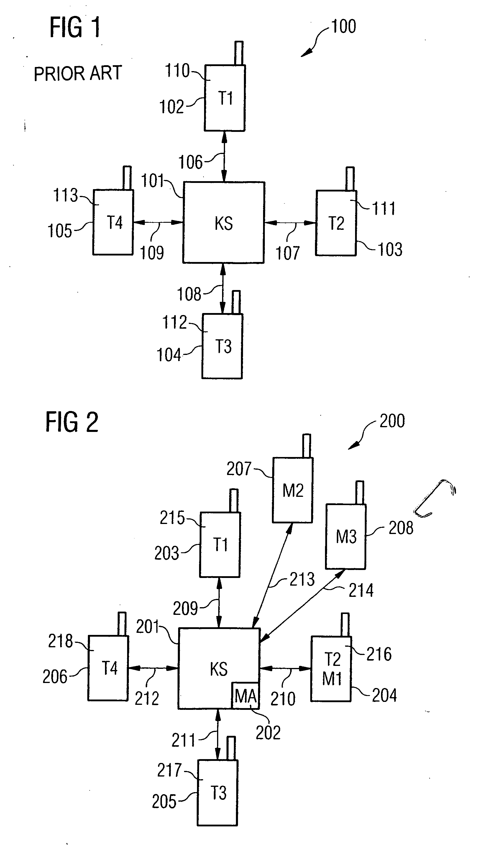 Communication system having conference server