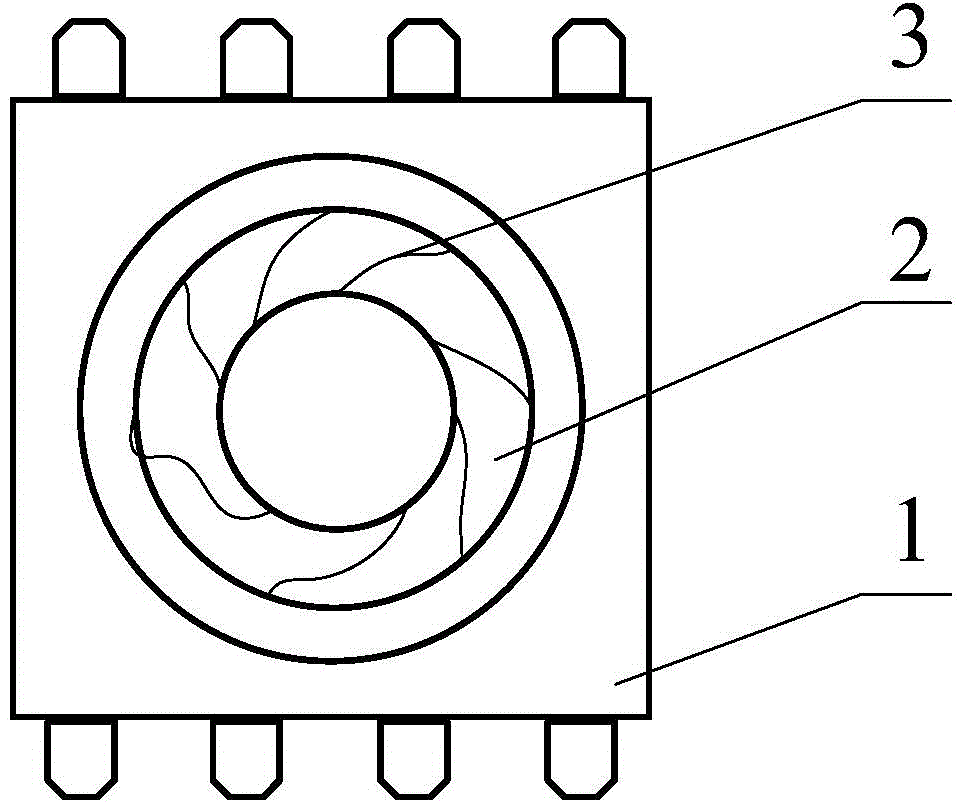 Tin soldering tooling for heat radiation by utilizing wave-shaped heat radiation hole and heat conducting holes