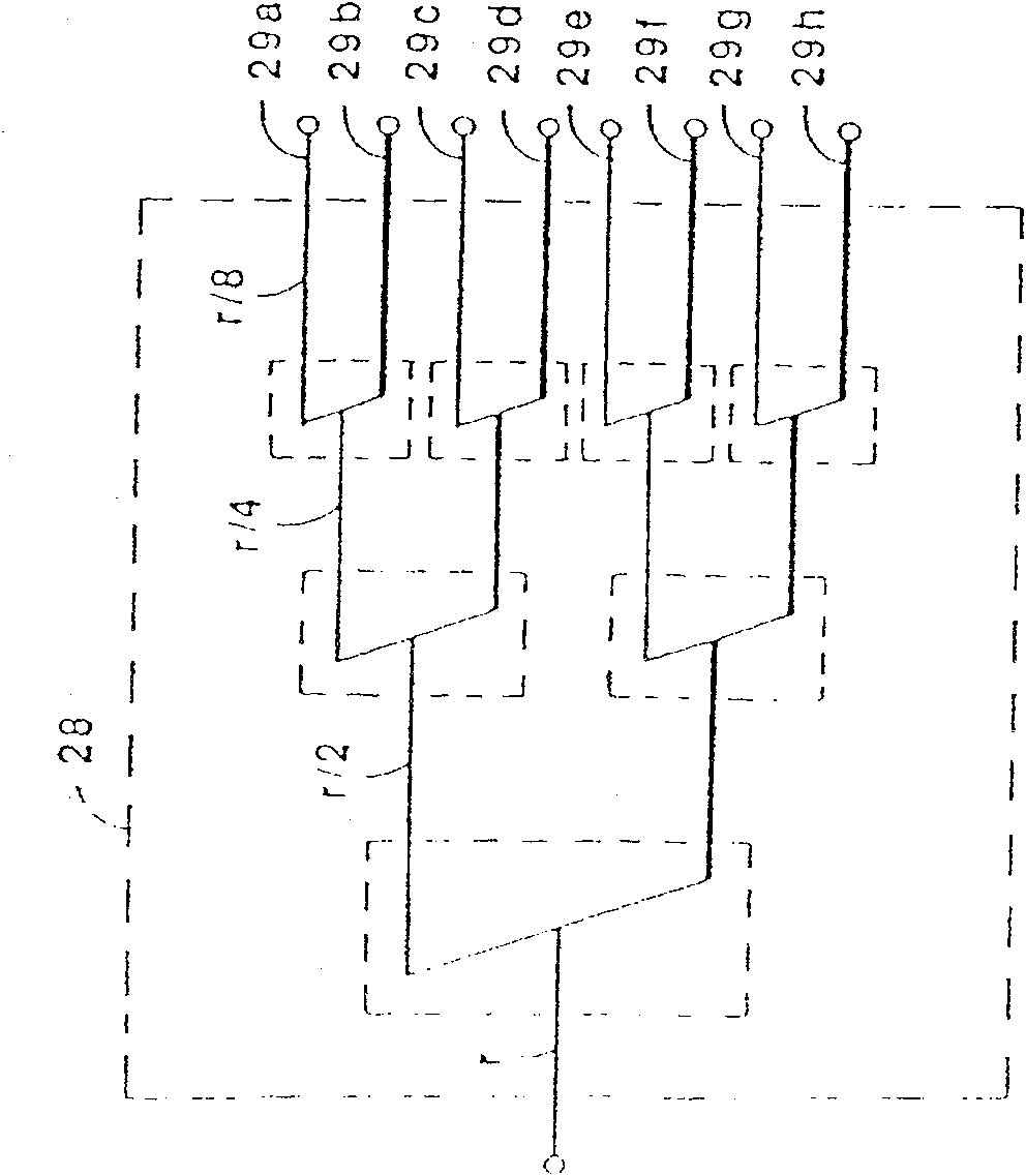 Compensation for non-linear distortion in a modem receiver