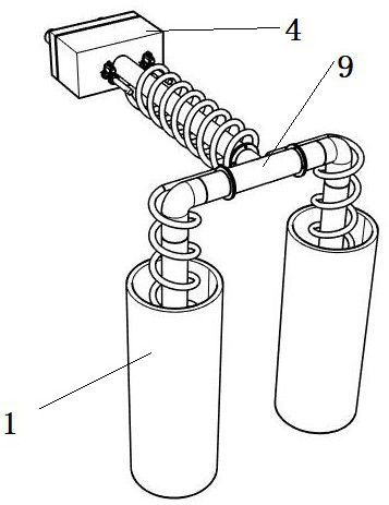 Multiple heat exchange system based on deep well heat exchange technology