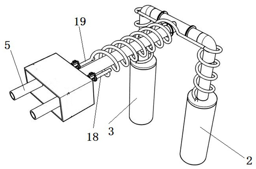 Multiple heat exchange system based on deep well heat exchange technology