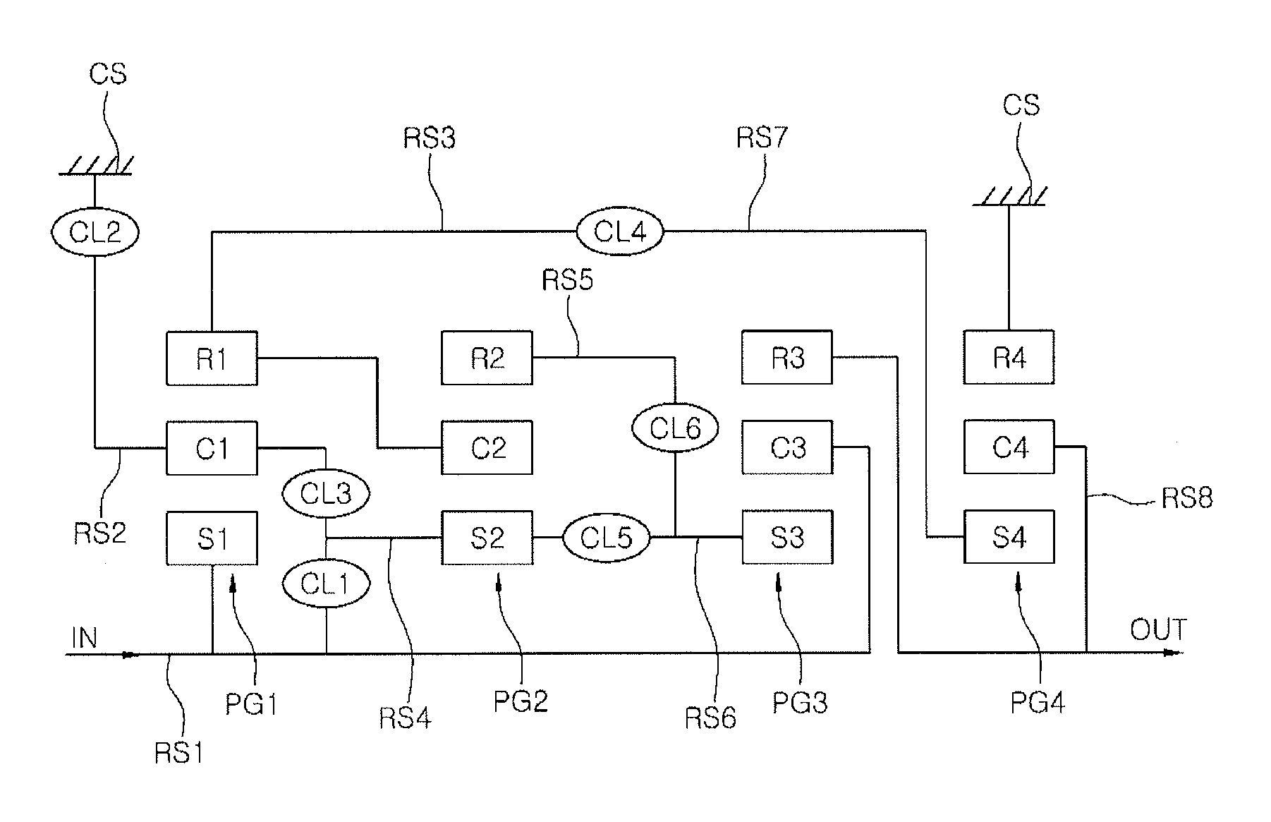 Multi-stage transmission for vehicle