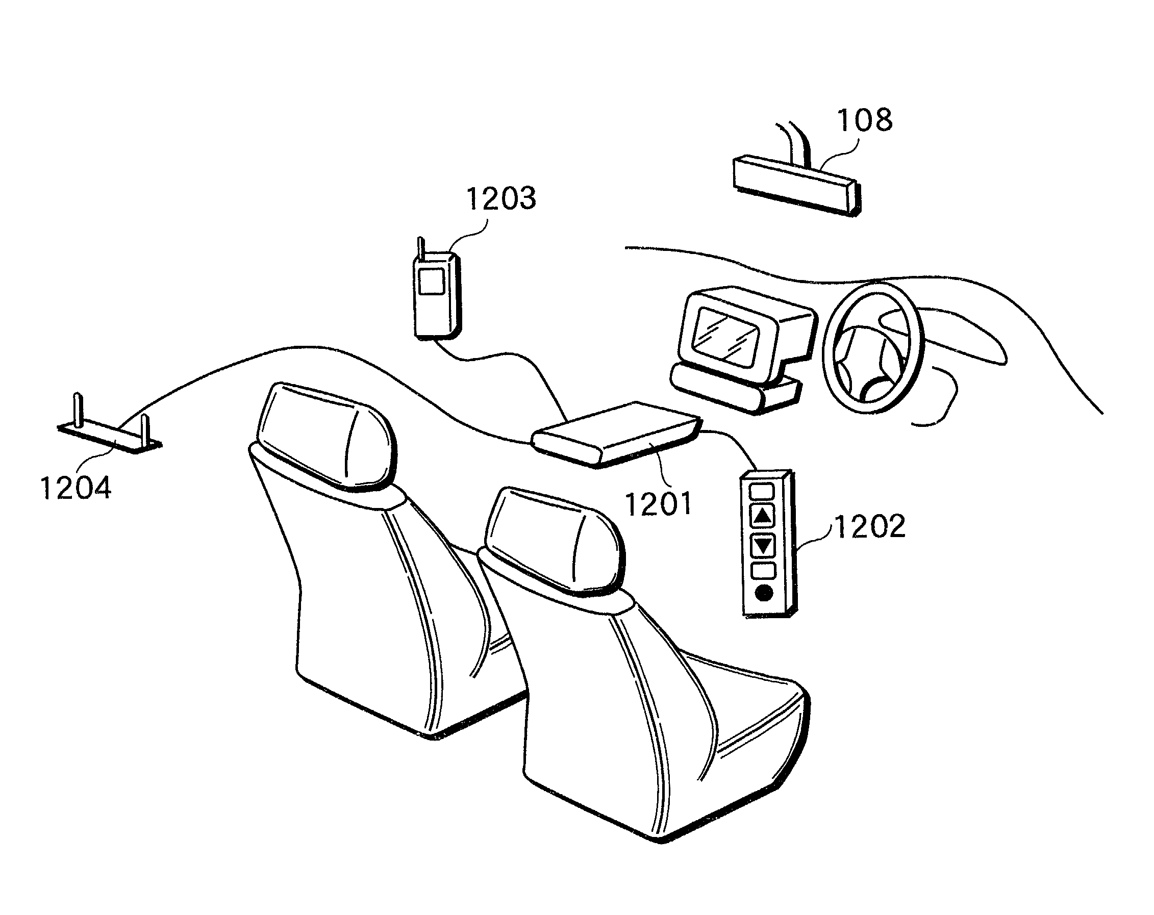 On-vehicle handsfree system and mobile terminal thereof