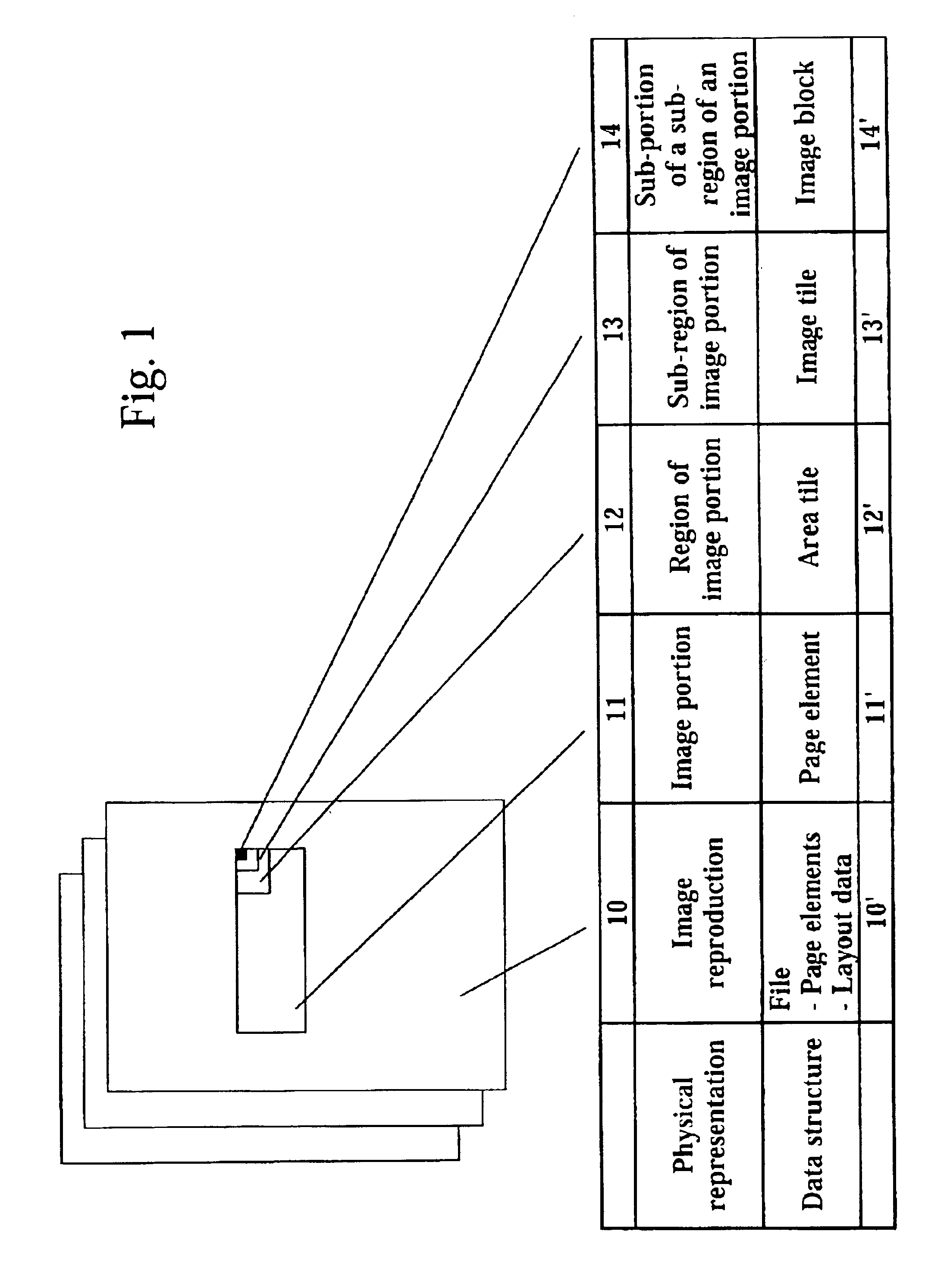 Page composing method using stored page elements and apparatus for using the same