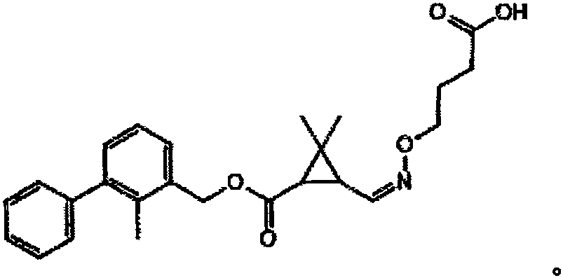 Test strip for detecting bifenthrin and application of test strip