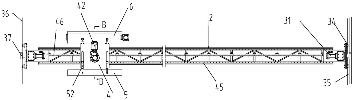 Device for snow removing on roof surface