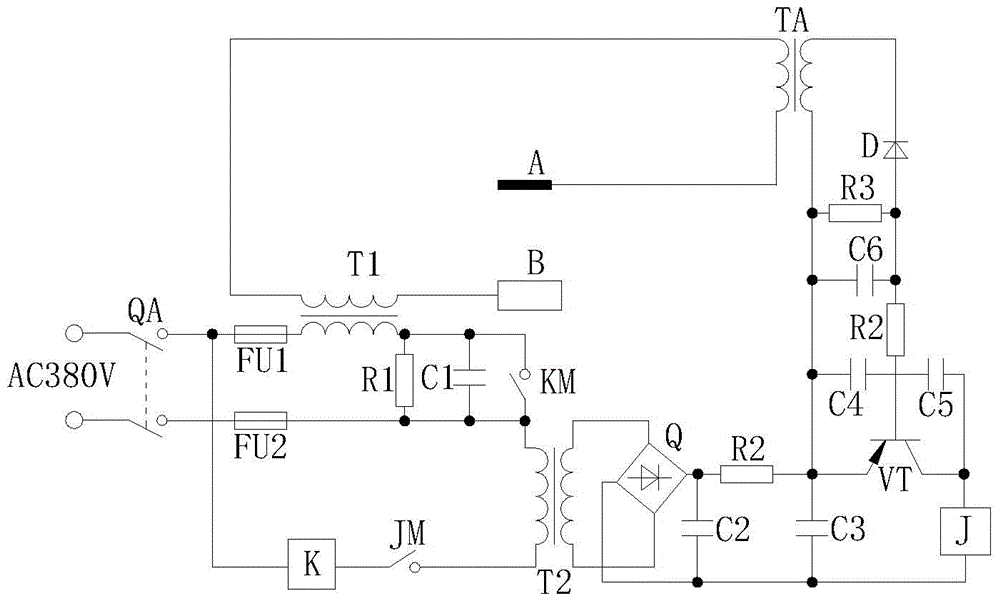 Energy-saving control device for AC electric welding machine