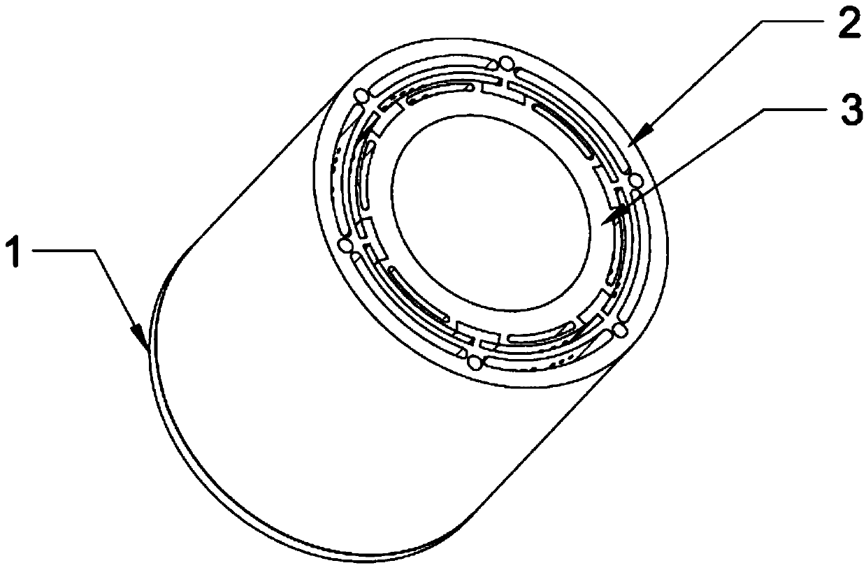 A shape-controllable top-layer foil heat treatment tool for elastic foil bearings