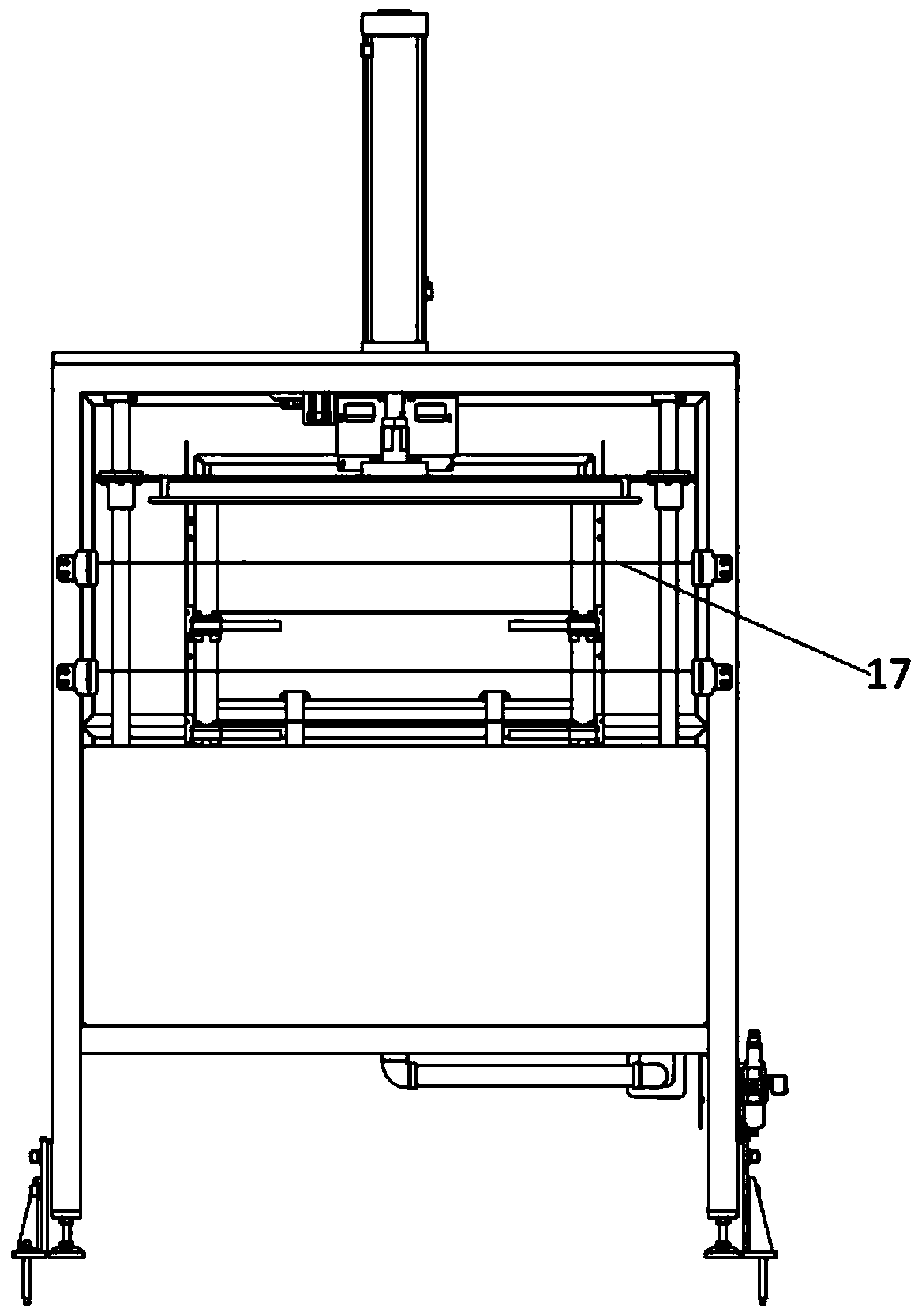 A kind of fire-fighting tank for lithium battery production line and using method