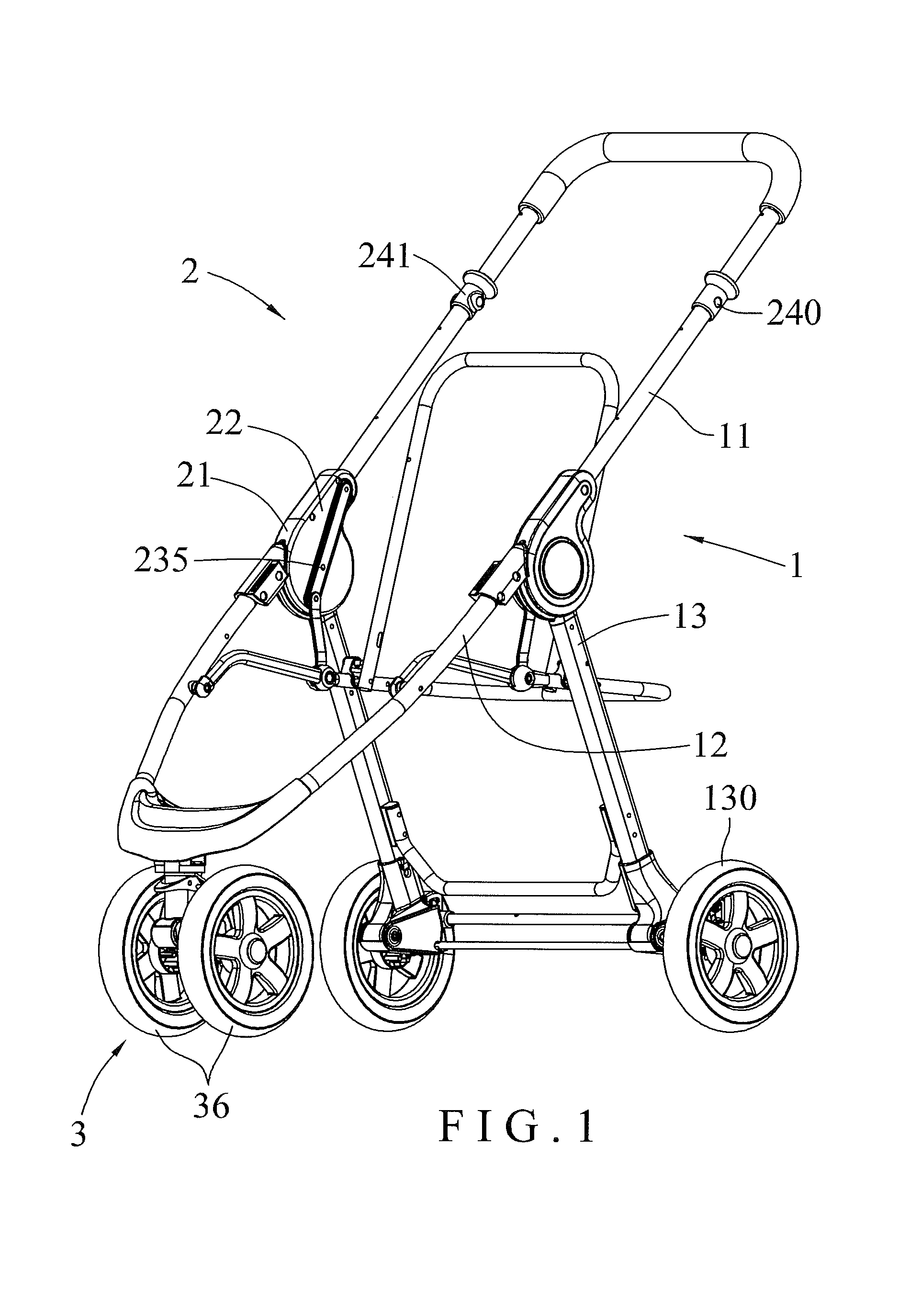 Stroller Having Shock-Absorbing Function