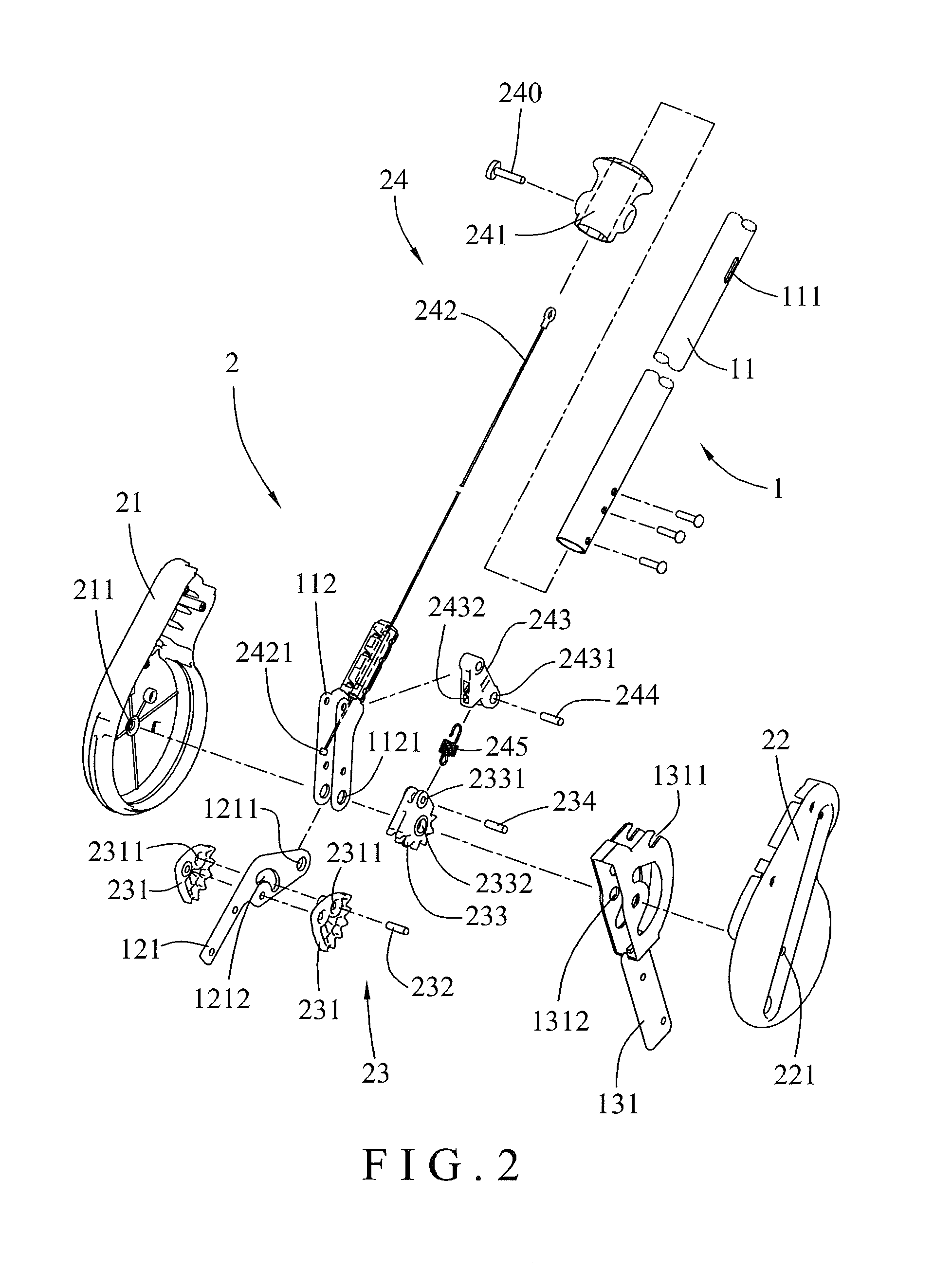 Stroller Having Shock-Absorbing Function