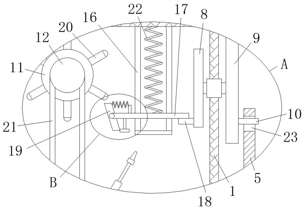 Stepping feed crushing device