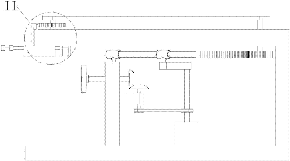 Simple type plate rust removal device