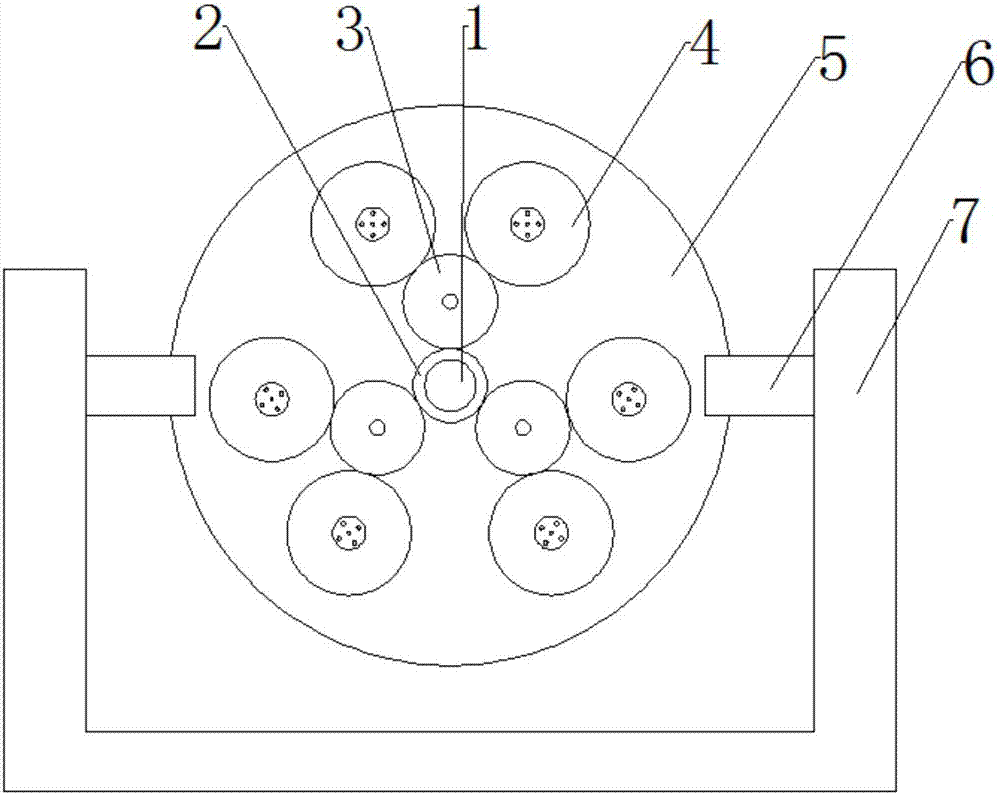 Cage stranding machine wire-stranding apparatus with protection mechanisms