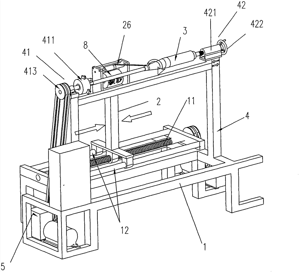 Yarn twining method and yarn twining device for carbon fiber baseball