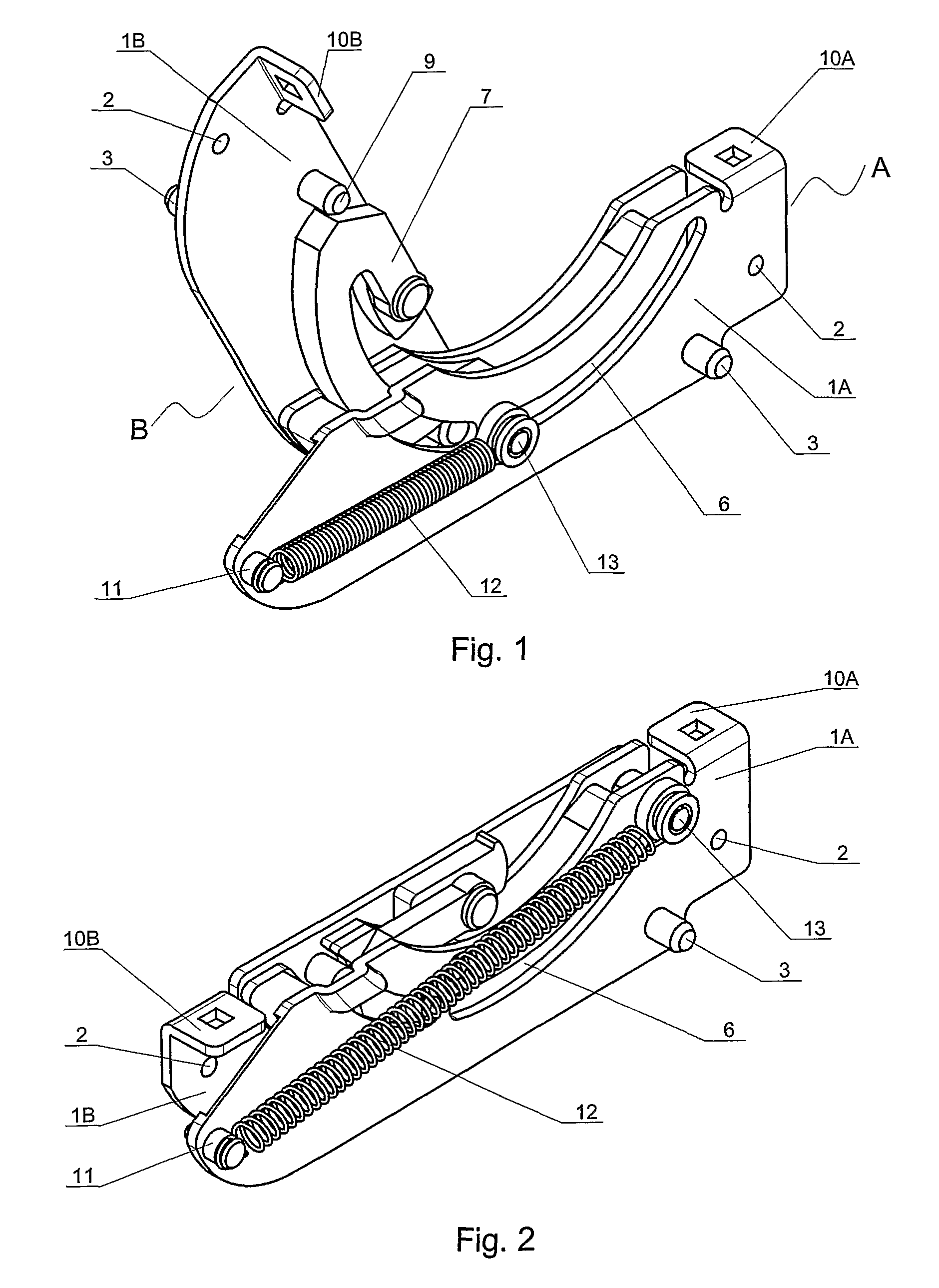 Hinge for a roof window with a pivot sash