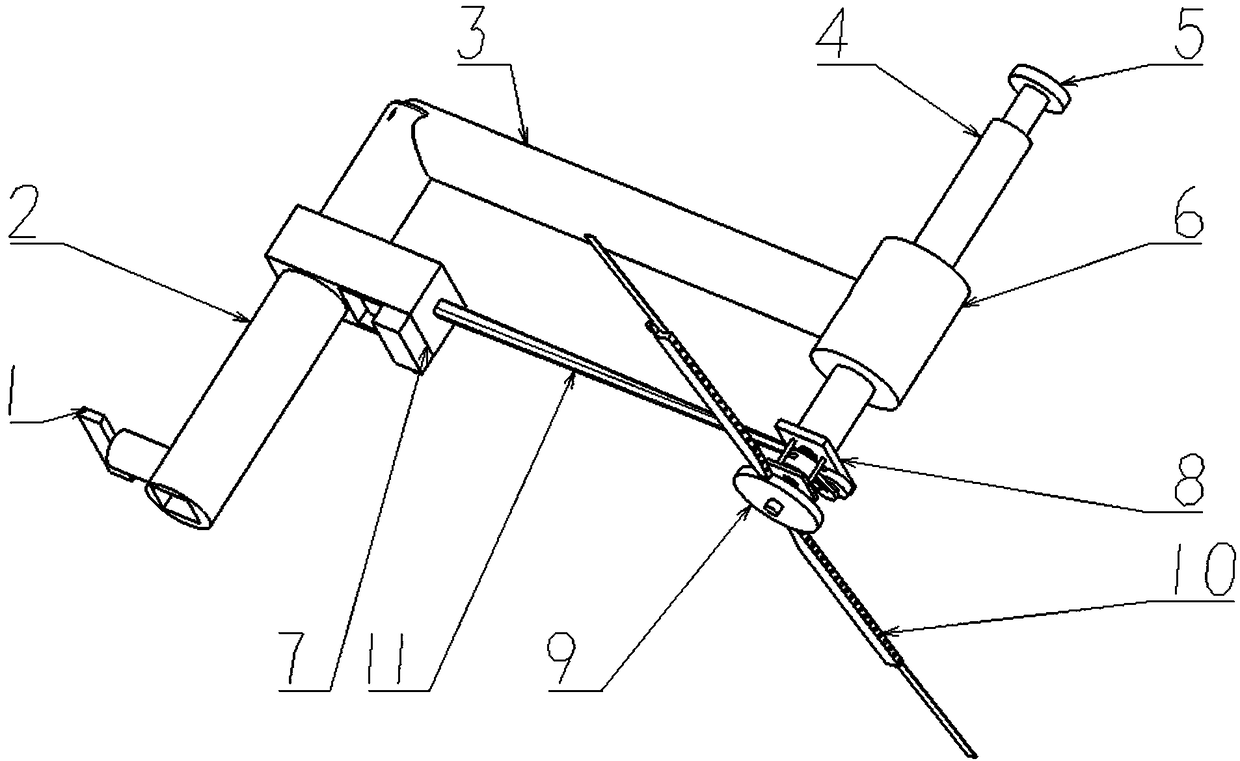 Safe pesticide spraying device and using method thereof