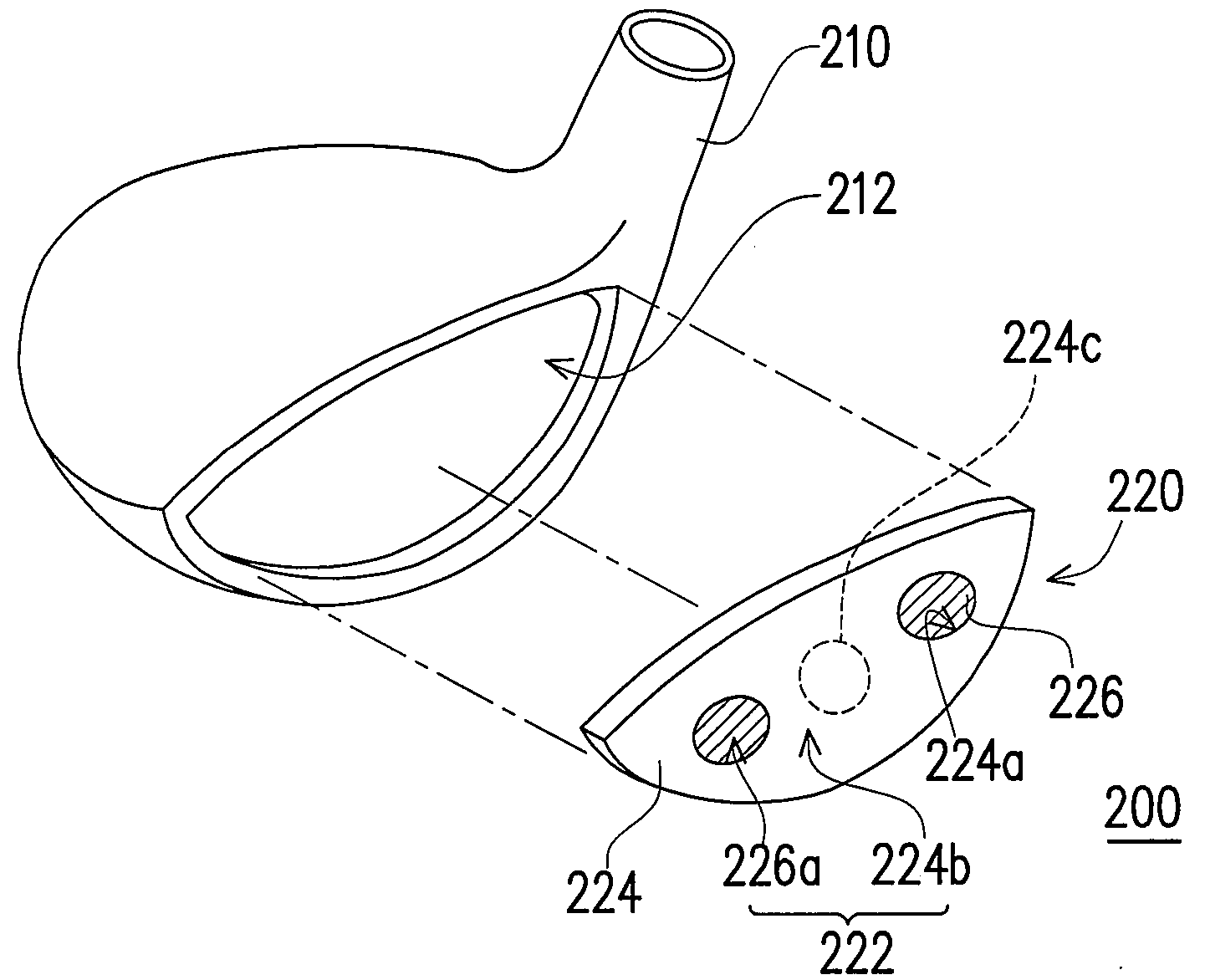 Golf club head and method of fabricating striking plate