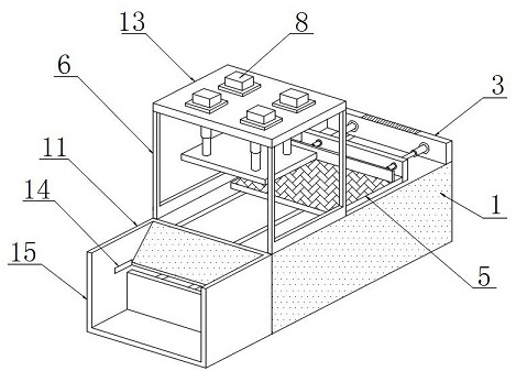 A rapid flattening device for carton production