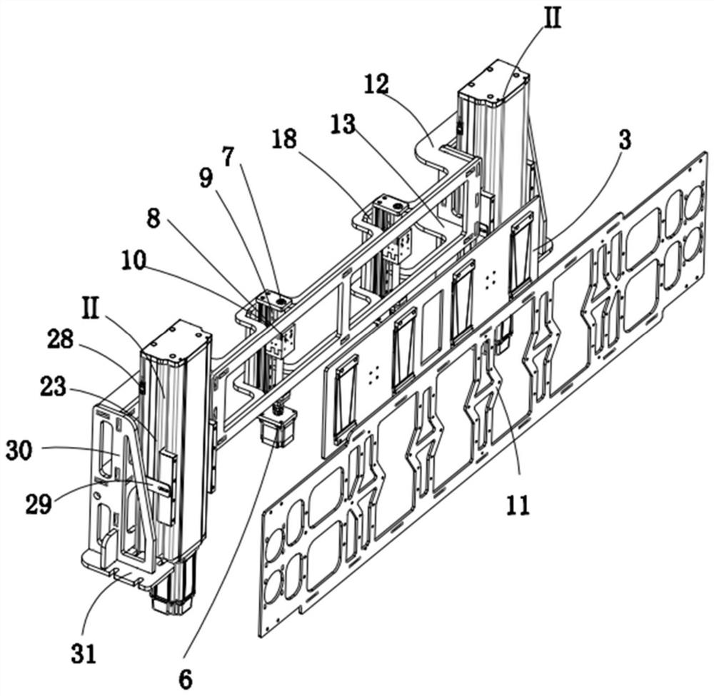 Shuttle box with shuttles and reeds capable of ascending and descending independently