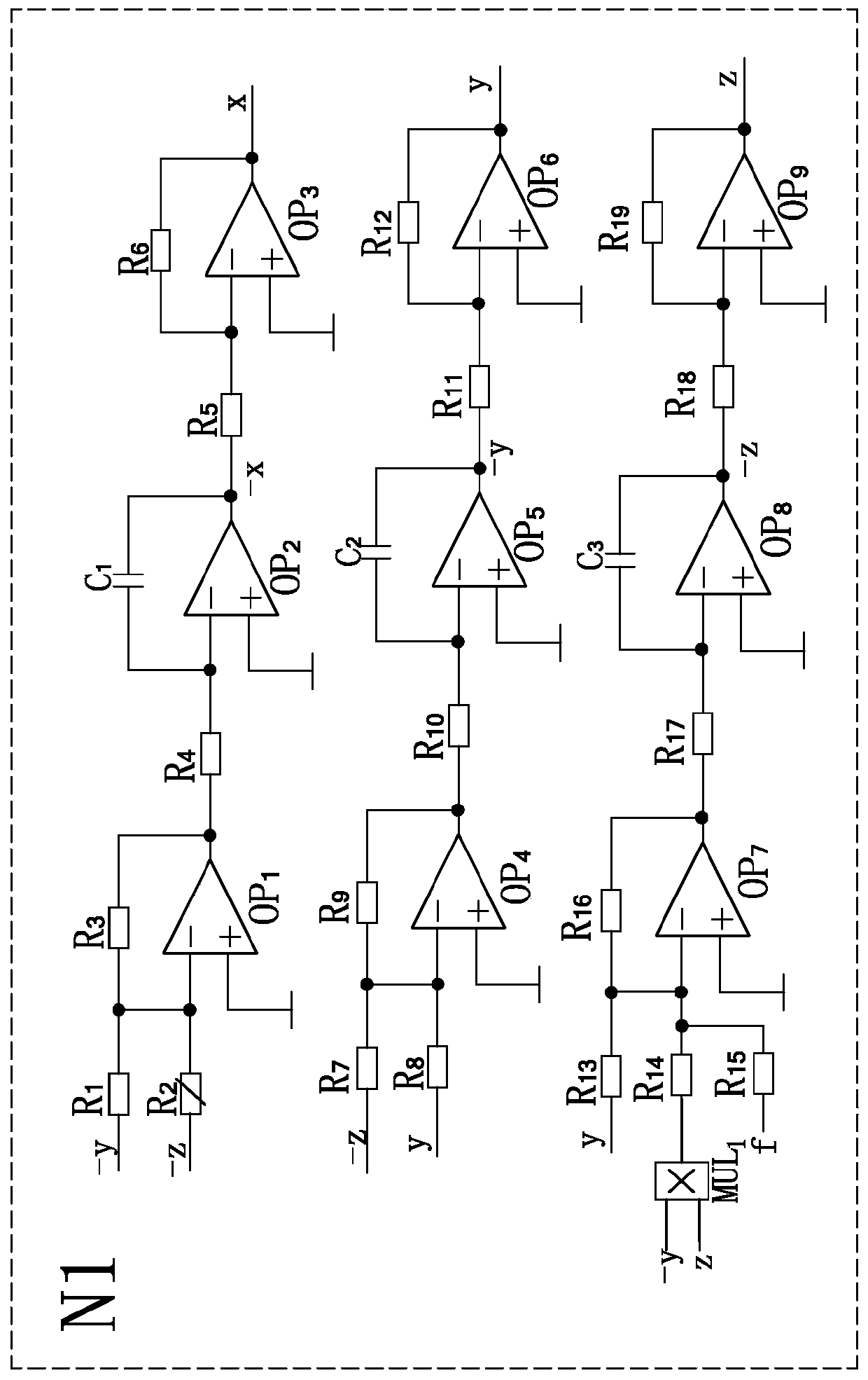 Multi-scroll chaotic signal generator based on cosine control