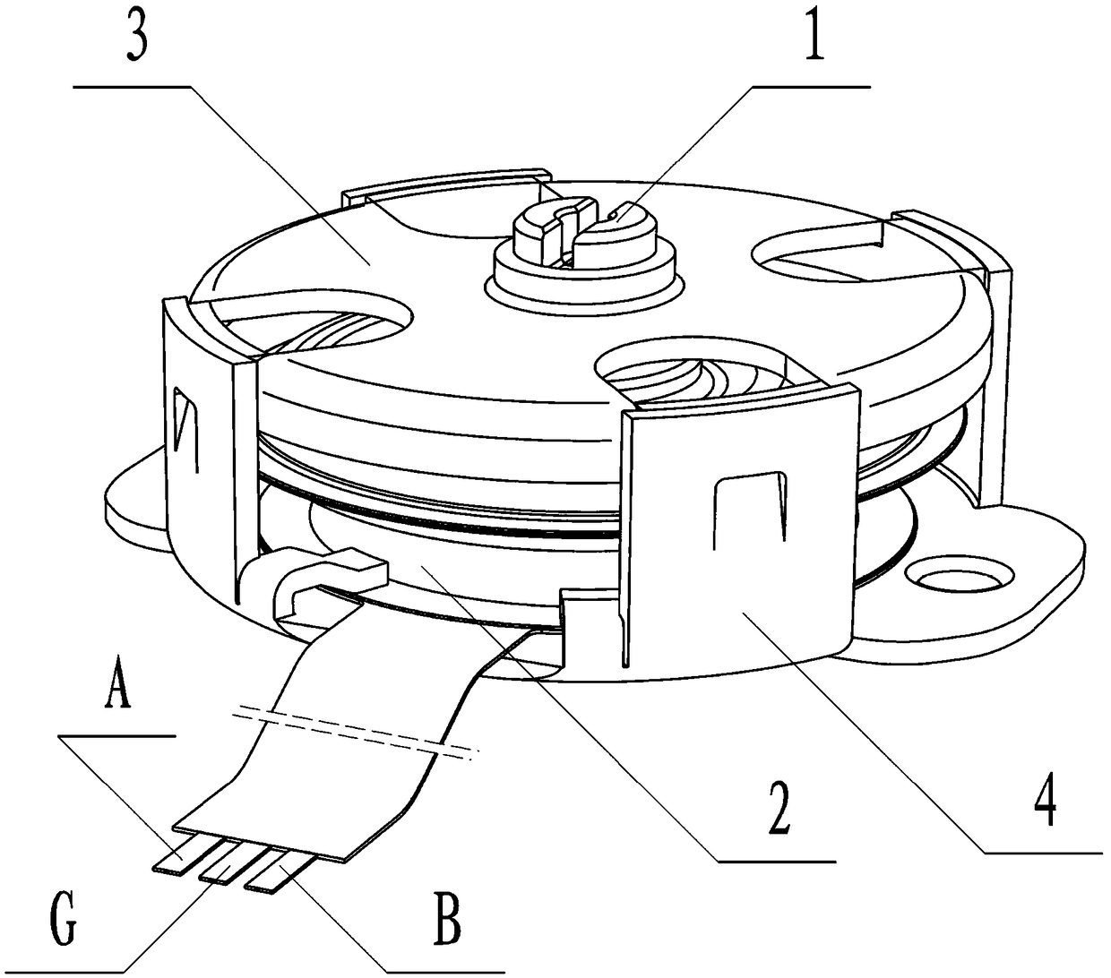 A tire burst detection method and tire burst sensor