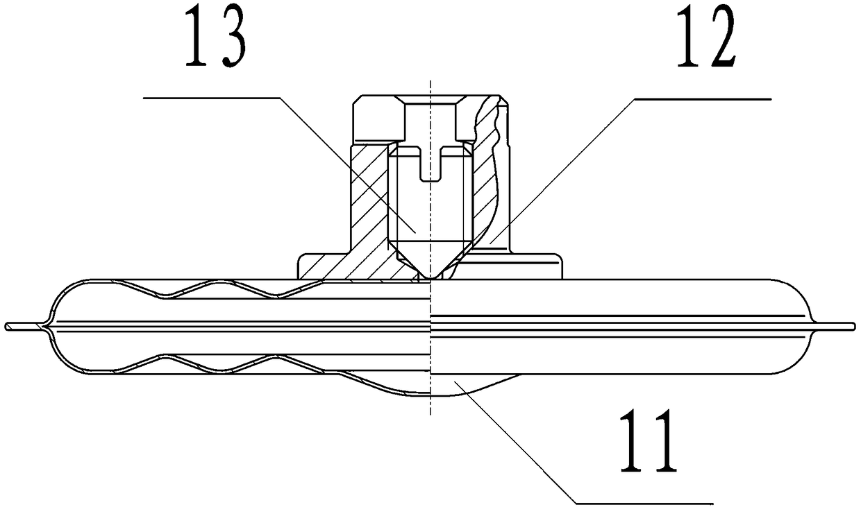 A tire burst detection method and tire burst sensor