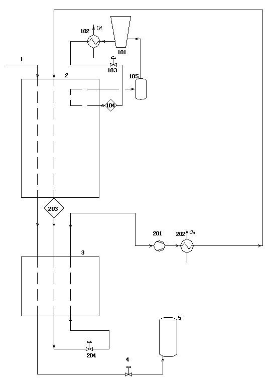 Method and device for liquefying natural gas by using propylene precooling mixed cryogen