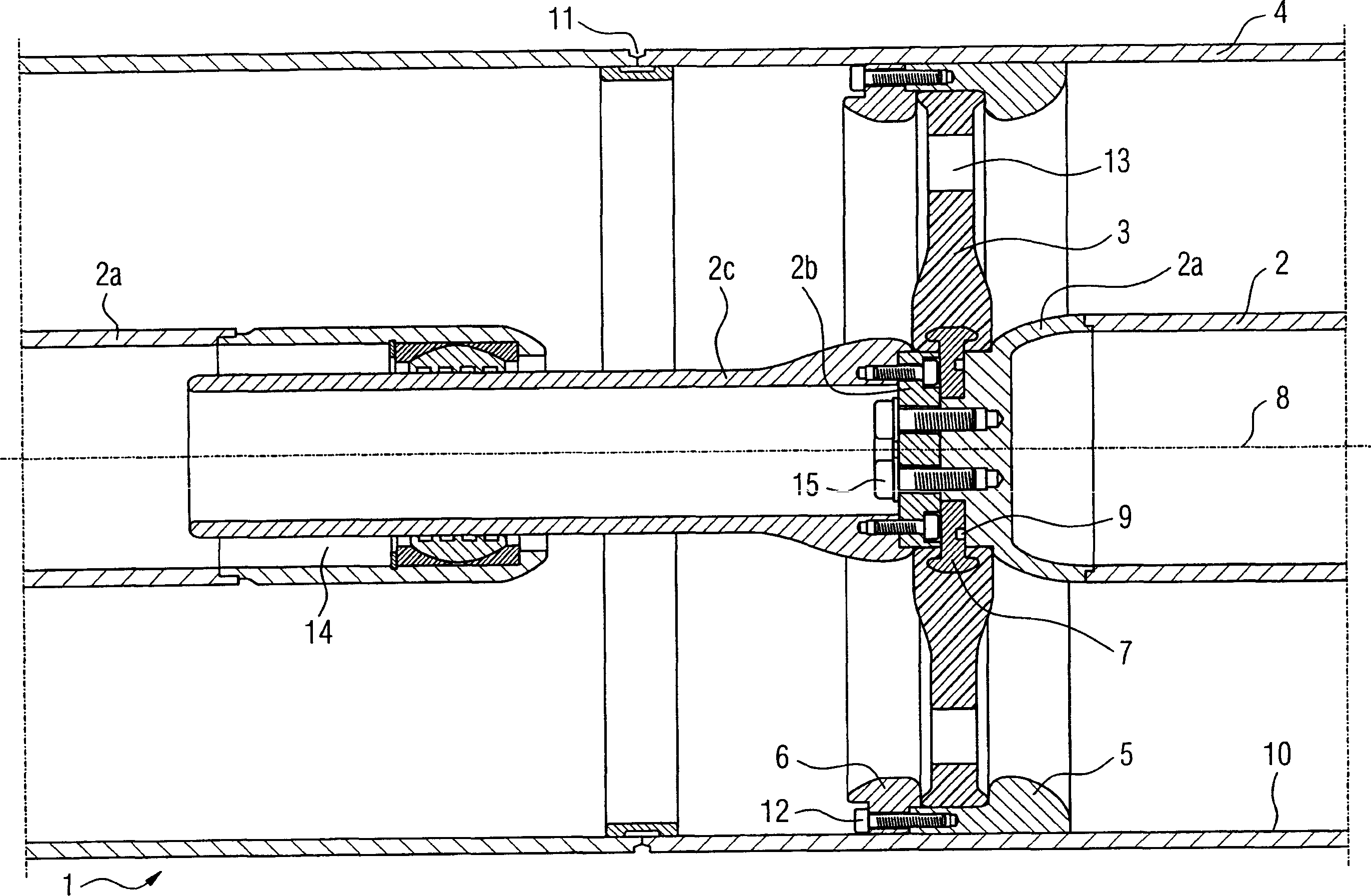 Gas-insulated high-voltage switchgear